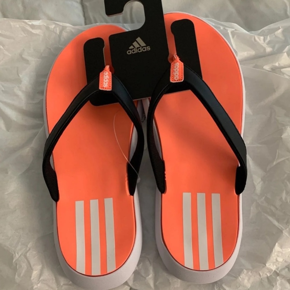 New without box Adidas comfort flipflop sandals
